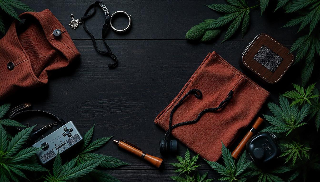 pikaso_texttoimage_Clothes-accessories-games-cannabis-dark-banner-for